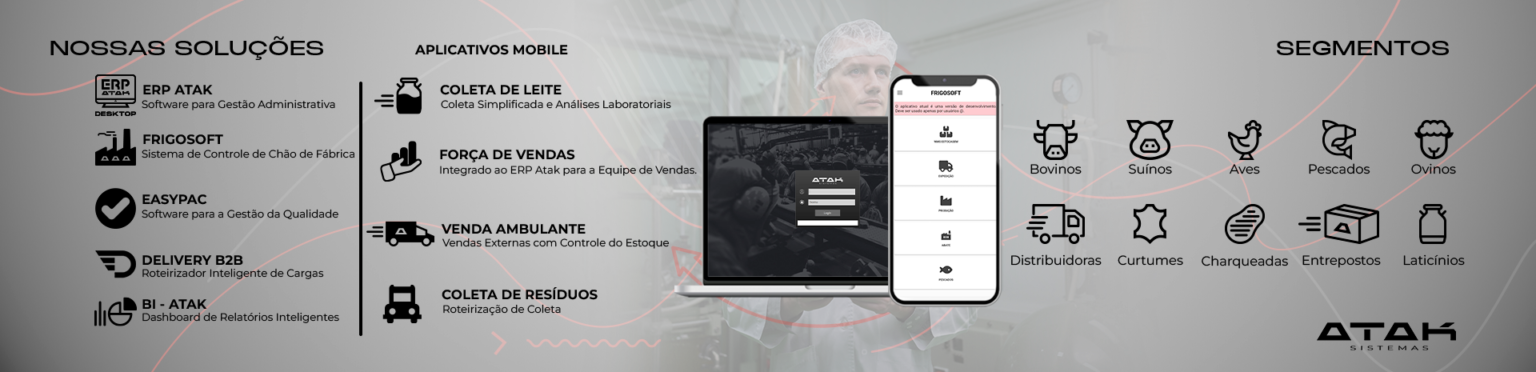 Atak Sistemas, software para a indústria de alimentos